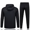 25/26 Dortmund black long zipper Windbreaker Training Jacket Set