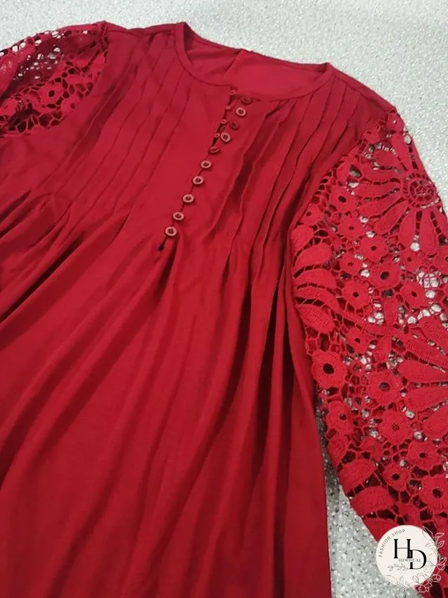 Casual Dress Lace Dress Summer Dress Mini Dress Lace Patchwork Daily Holiday Date Fashion Modern Crew Neck Long Sleeve Regular Fit Black White Wine Color S M L XL XXL Size for Women