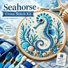 Ocean Animals Stamped Needlework Cross Stitch Kit 14CT tapestrymarket
