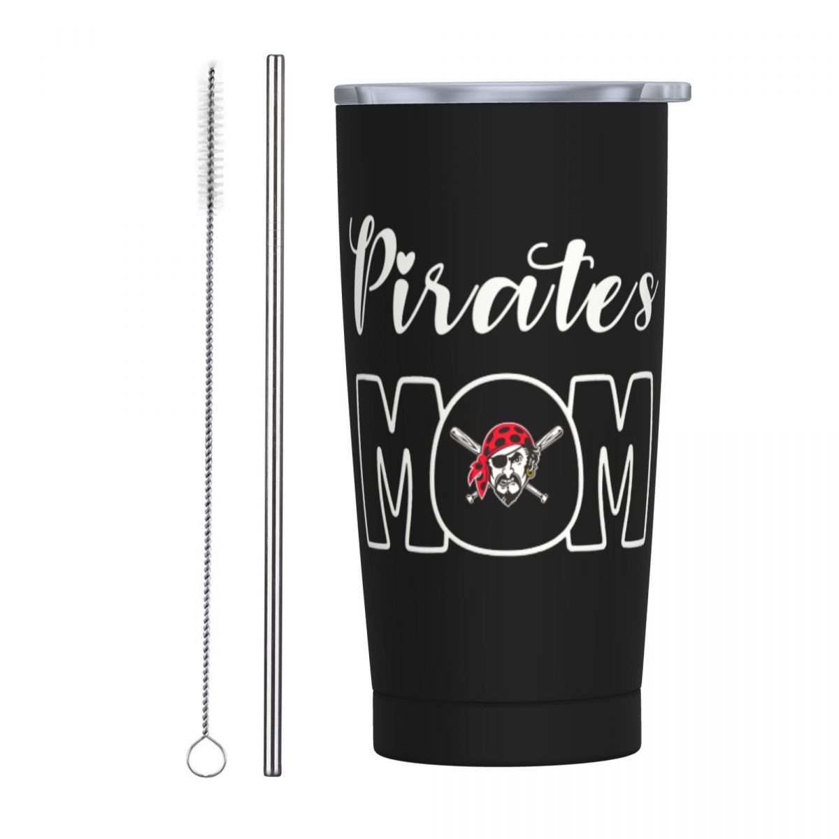 Pittsburgh Pirates Mom Stainless Steel Tumbler