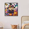 (40*40cm)Halloween Dog - Crystal Rhinestone Diamond Painting
