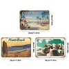 3PCS plage de miami - Ensemble de panneaux en m&eacute;tal(20*30cm/30*40cm)