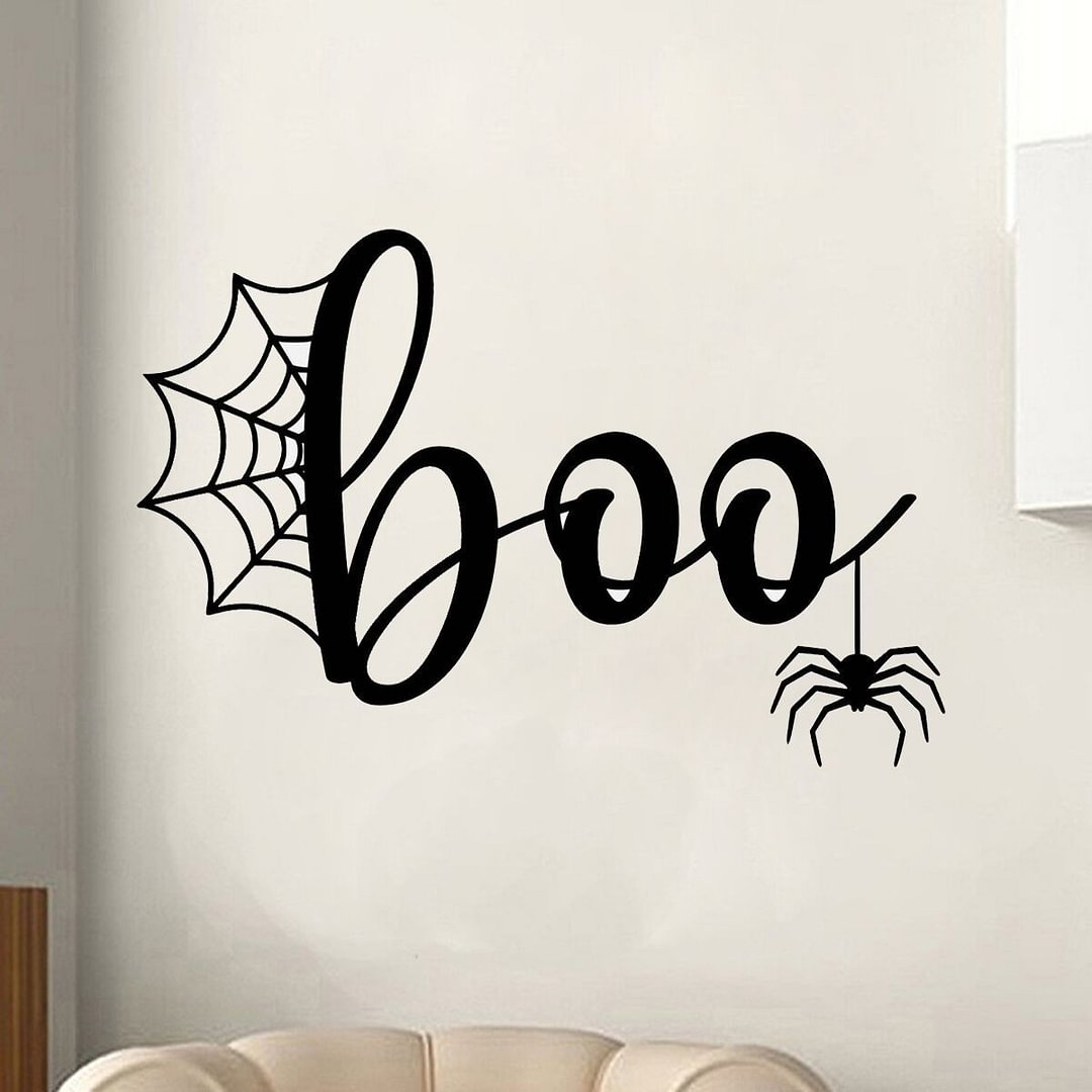 Halloween Spider Pvc Wall Stickers 20*30cm