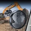 USB Single Head Car Fan 12V/24V with Suction Cup Windshield Desk Fan Auto Cooler