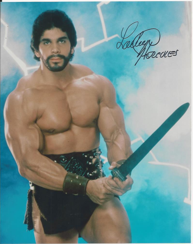 Lou Ferrigno - Hercules signed Photo Poster painting