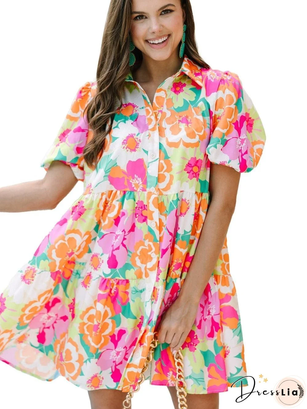 Whimsical Floral Dress
