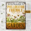 Personalized Names：Bee Pollinator Friendly - Vintage Metal Tin Signs/Wooden Signs