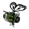 In-Sect Simulation Light with Elastic Spring Lights Decorations Figurine Solar Hanging Flying Insects Lamp for Outdoor