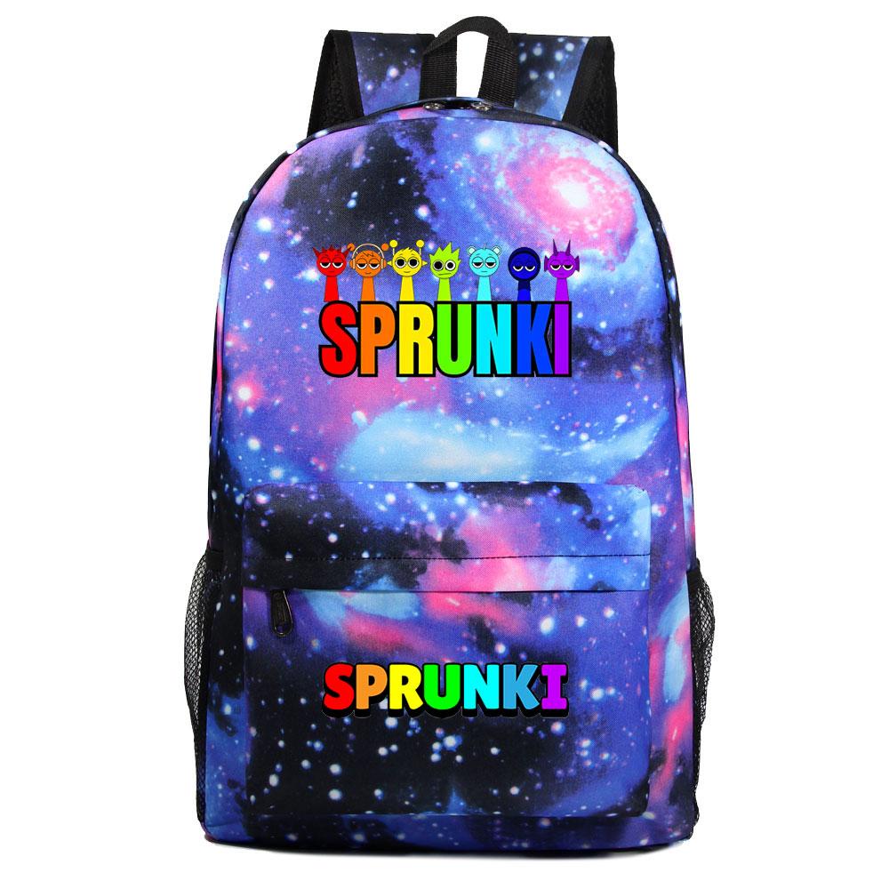 Mayoulove Sprunki Backpack Lightweight Design with Water-Resistant Fabric for School Everyday Use-Mayoulove
