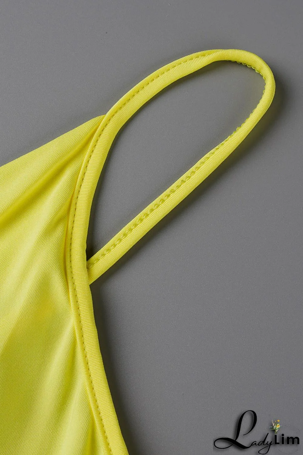 Black Fashion Sexy Plus Size Solid Patchwork V Neck Sling Dress