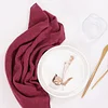 42x42cm Plain Colors Wedding Event Resturant Lockstitch Napkins