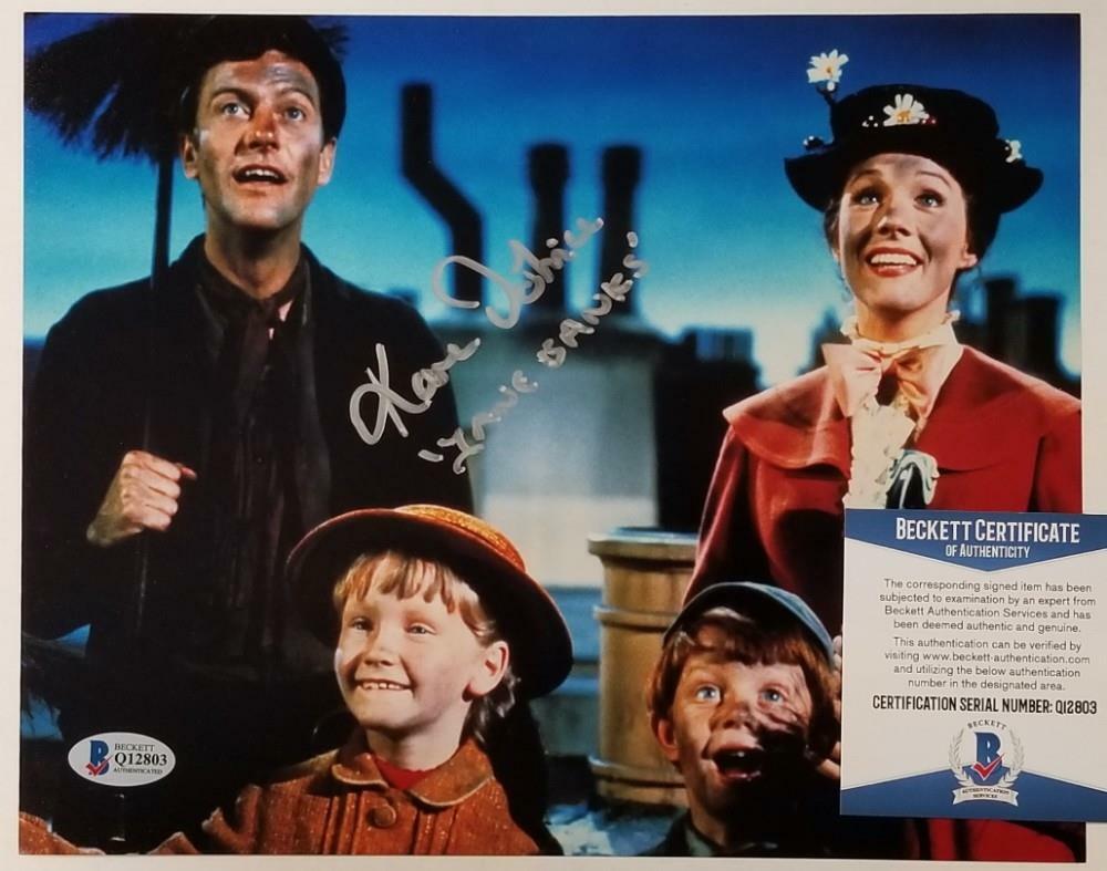 Karen Dotrice signed 8x10 Photo Poster painting Mary Poppins Jane Banks (B) ~ Beckett BAS COA