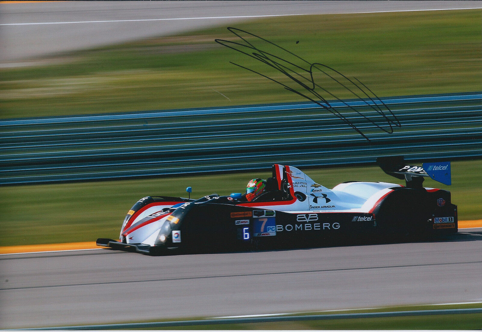 Sam BIRD SIGNED 12x8 Photo Poster painting AFTAL Autograph COA Kansas Speedway Oreca Grand Prix