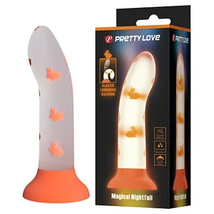 Night Glow Transparent G Spot Simulation Dildo