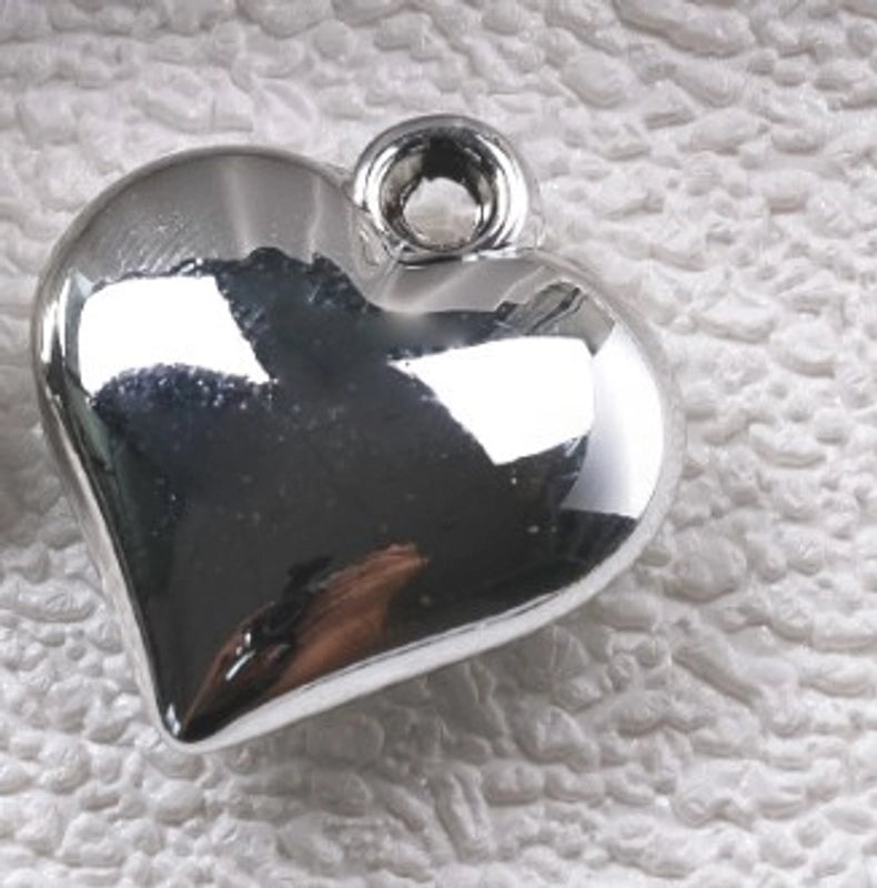 Romantic Minimalist Heart Shape Arylic Plating Charms Jewelry Accessories