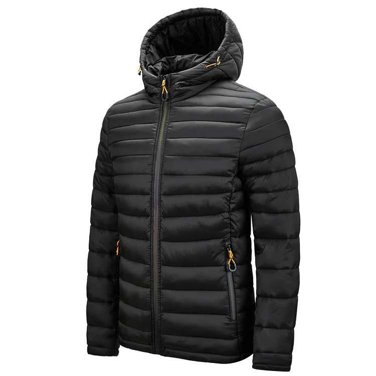 Doudoune Autumn and Winter Large Size Men's Hooded Cotton-Padded Jacket Lightweight Coat