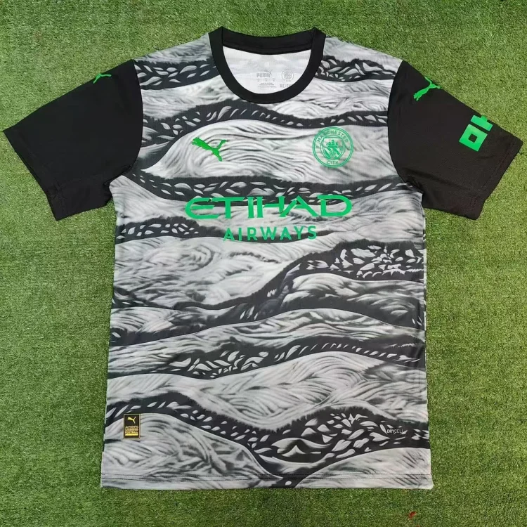 25/26 season Manchester City black and gray concept version jersey