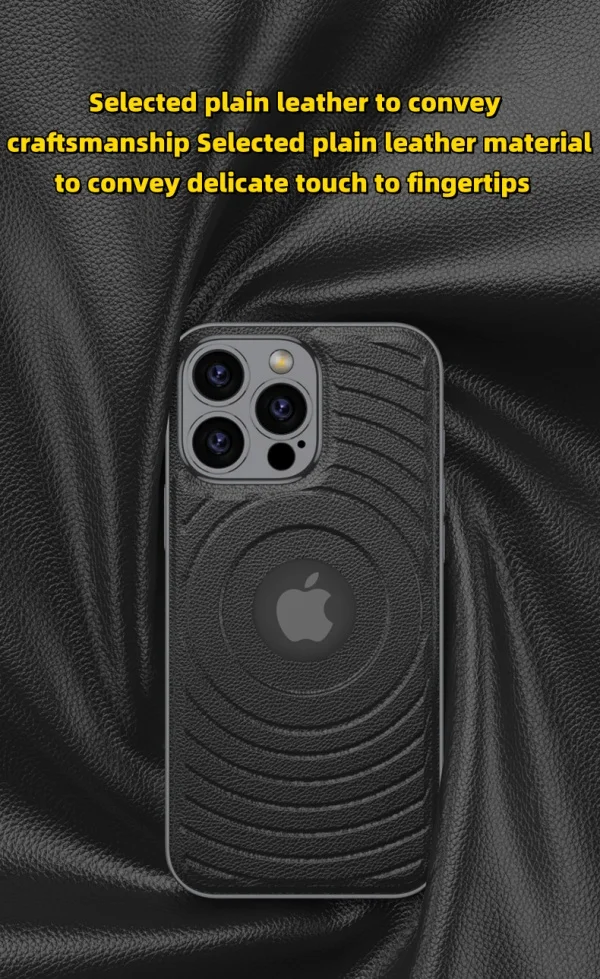 Fashion Electroplated Leather IPhone Case