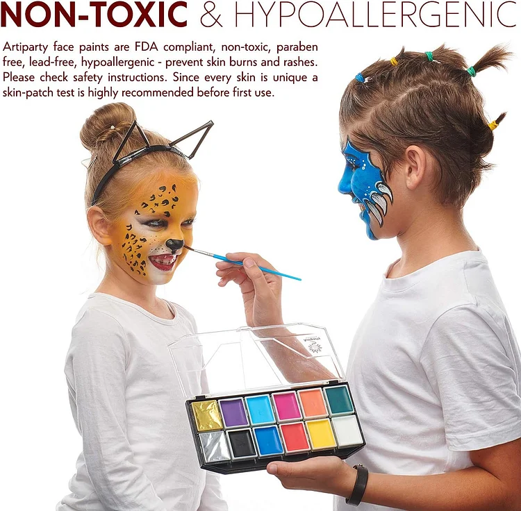 Face Paint Kit – Dermatologically Tested – Non-Toxic
