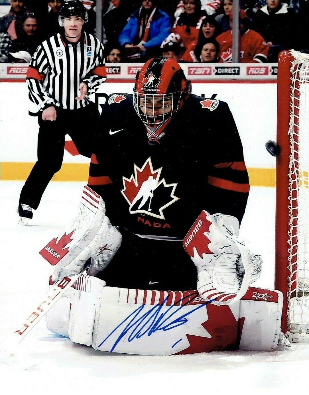 MICHAEL DIPIETRO autographed SIGNED TEAM CANADA 8X10 Photo Poster painting VANCOUVER CANUCKS