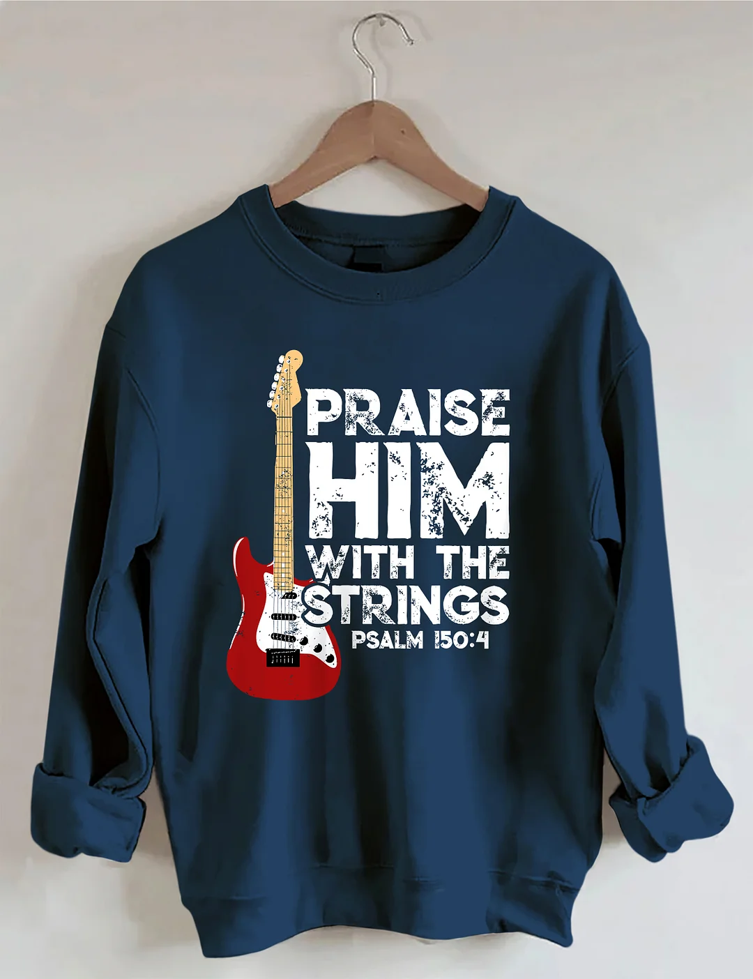 Praise Him With The Strings Sweatshirt