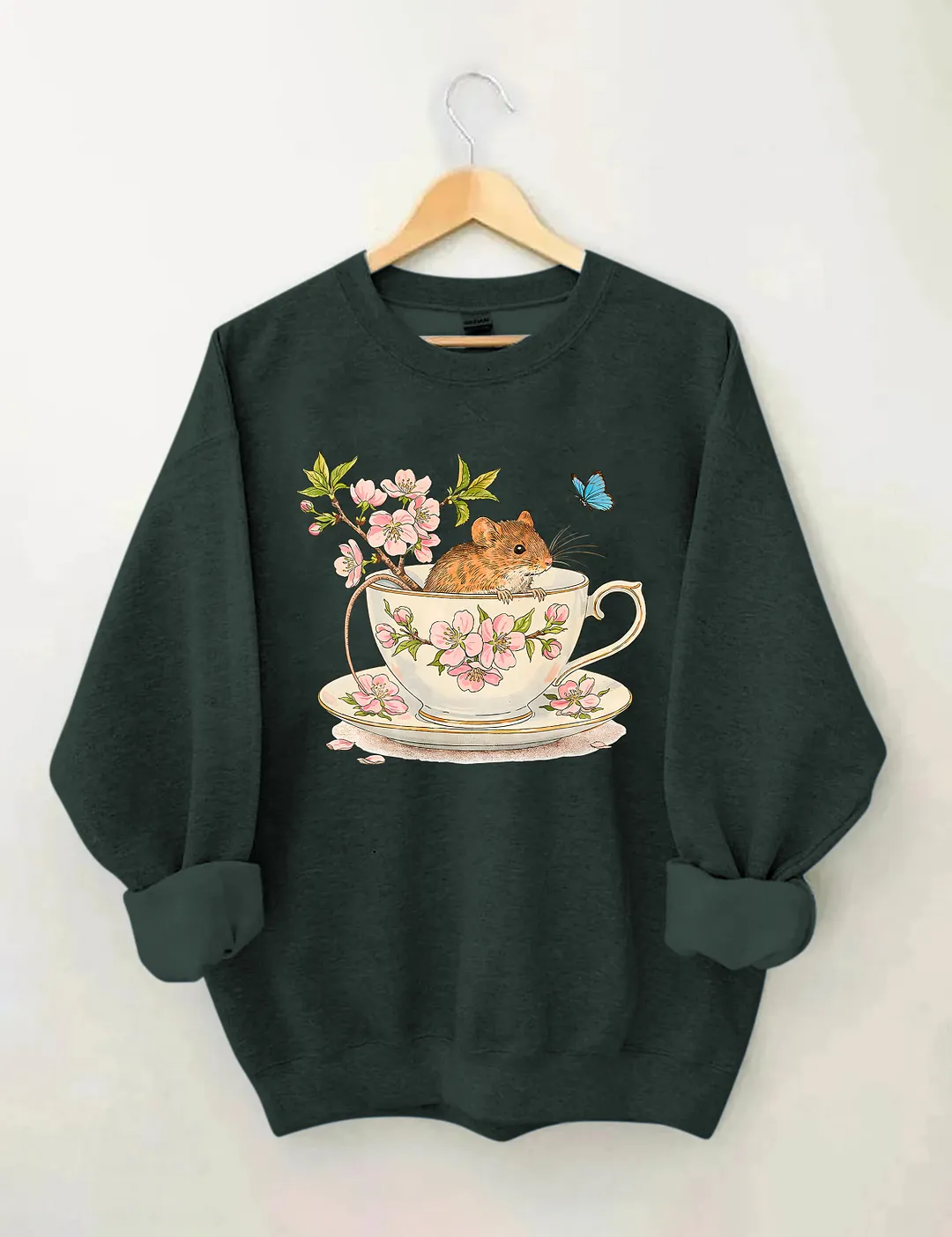 Cottagecore Mouse Sweatshirt