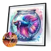 Diamond Painting-DIY Full Round Drill Fish(40*40CM)