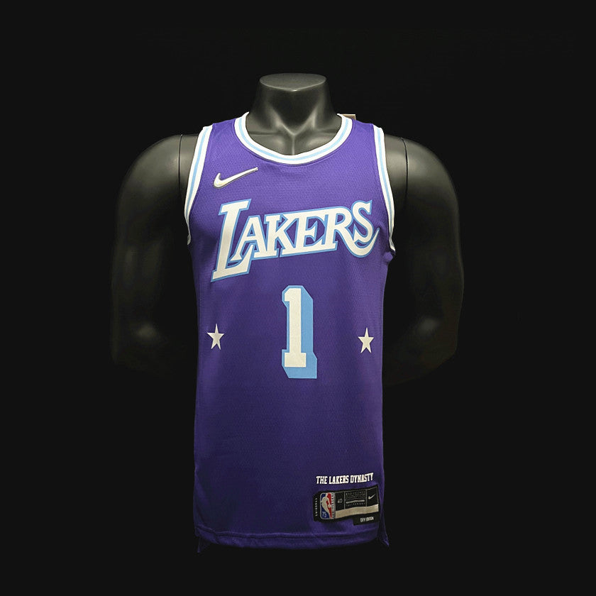Maillot Los Angeles Lakers RUSSELL 1 NBA Basket Maillot De Fou, site maillot de foot pas cher