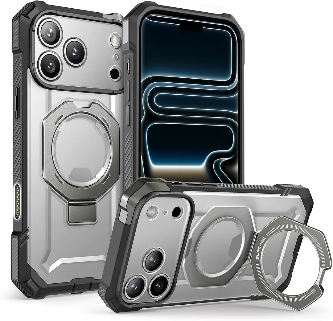 Compatible with iPhone 17 Pro Max Case with Kickstand (Unicorn Beetle Grip), [Camera Control Cover] [MagSafe Compatible] [Military-Grade Drop Protection] Heavy Duty Magnetic Phone Case