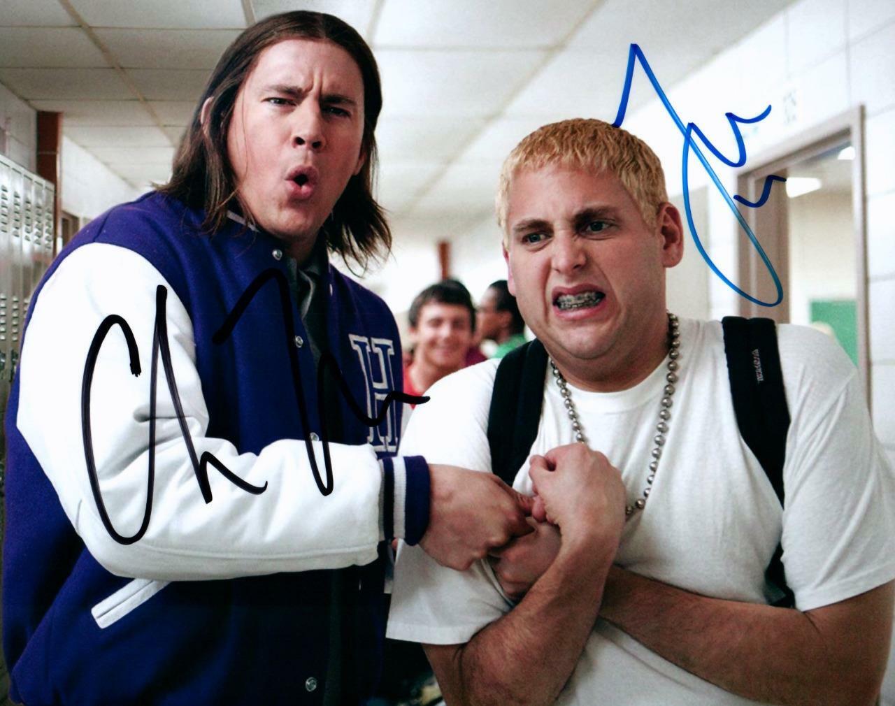 Jonah Hill Channing Tatum Autographed 8x10 Photo Poster painting signed Picture + COA