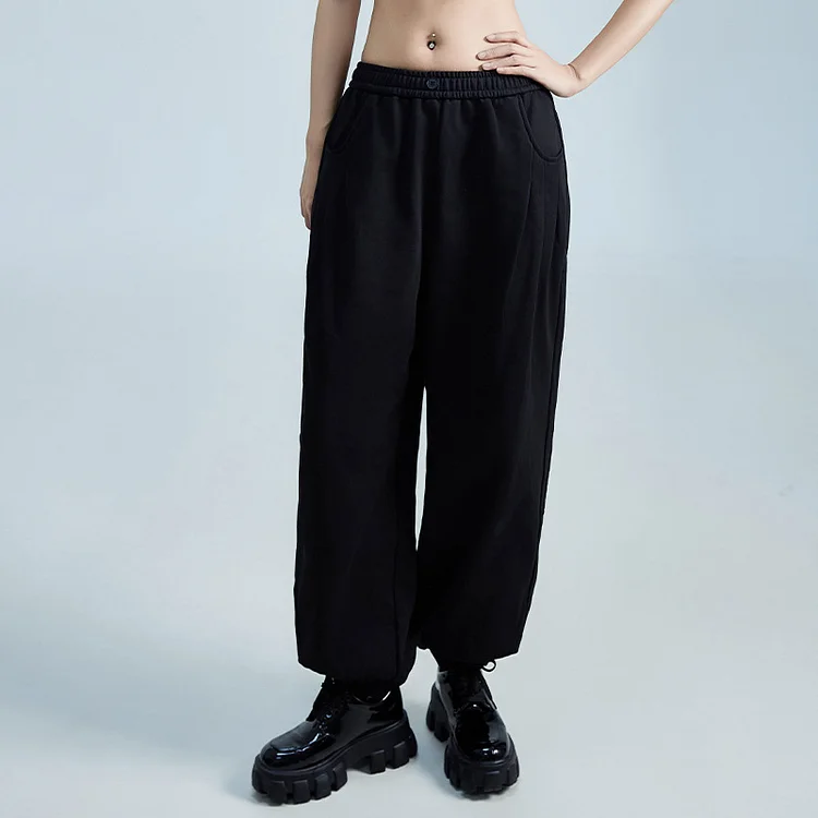 Loose High Waisted Wide Leg Pants - yankia