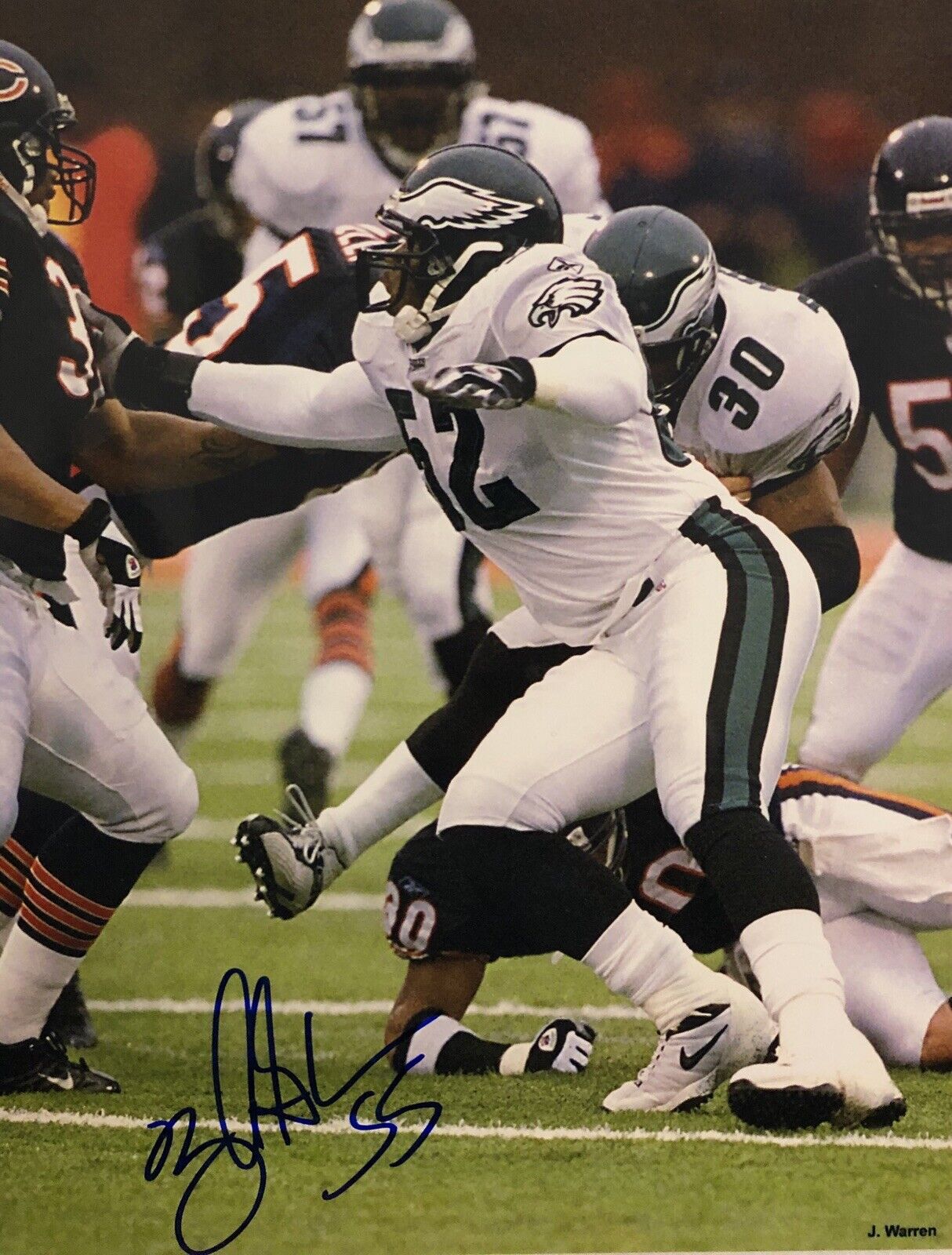 Brandon Graham Signed Autographed Philadelphia Eagles 8x10 Photo Poster painting Coa