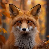 Autumn Fox - Diamond Painting
