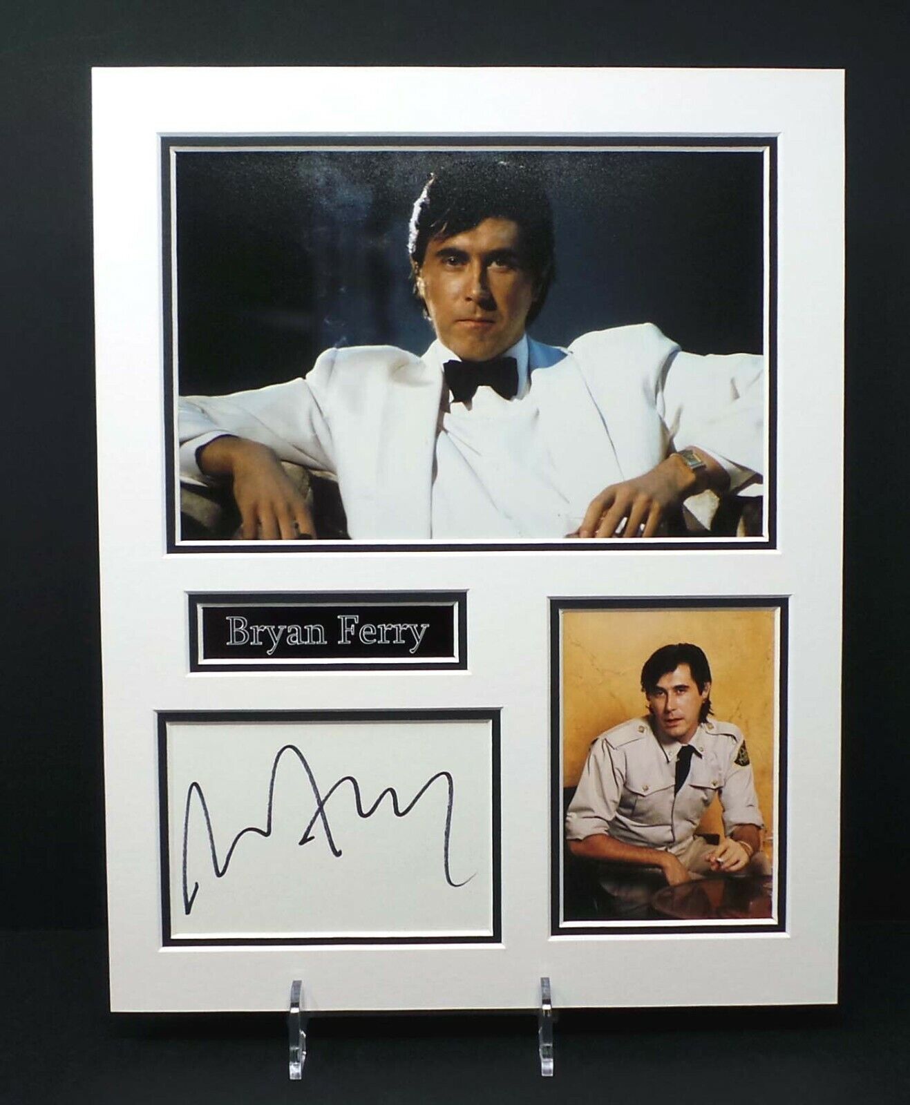 Bryan FERRY Roxy Music Singer RARE Signed Mounted & Photo Poster painting Display AFTAL RD COA