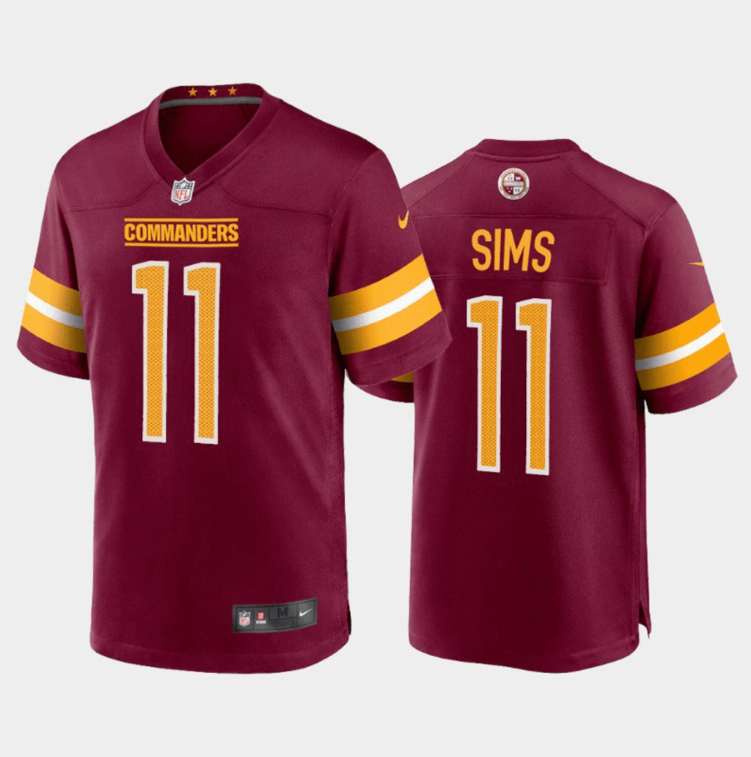 Cam Sims Washington Commanders Jersey mysite