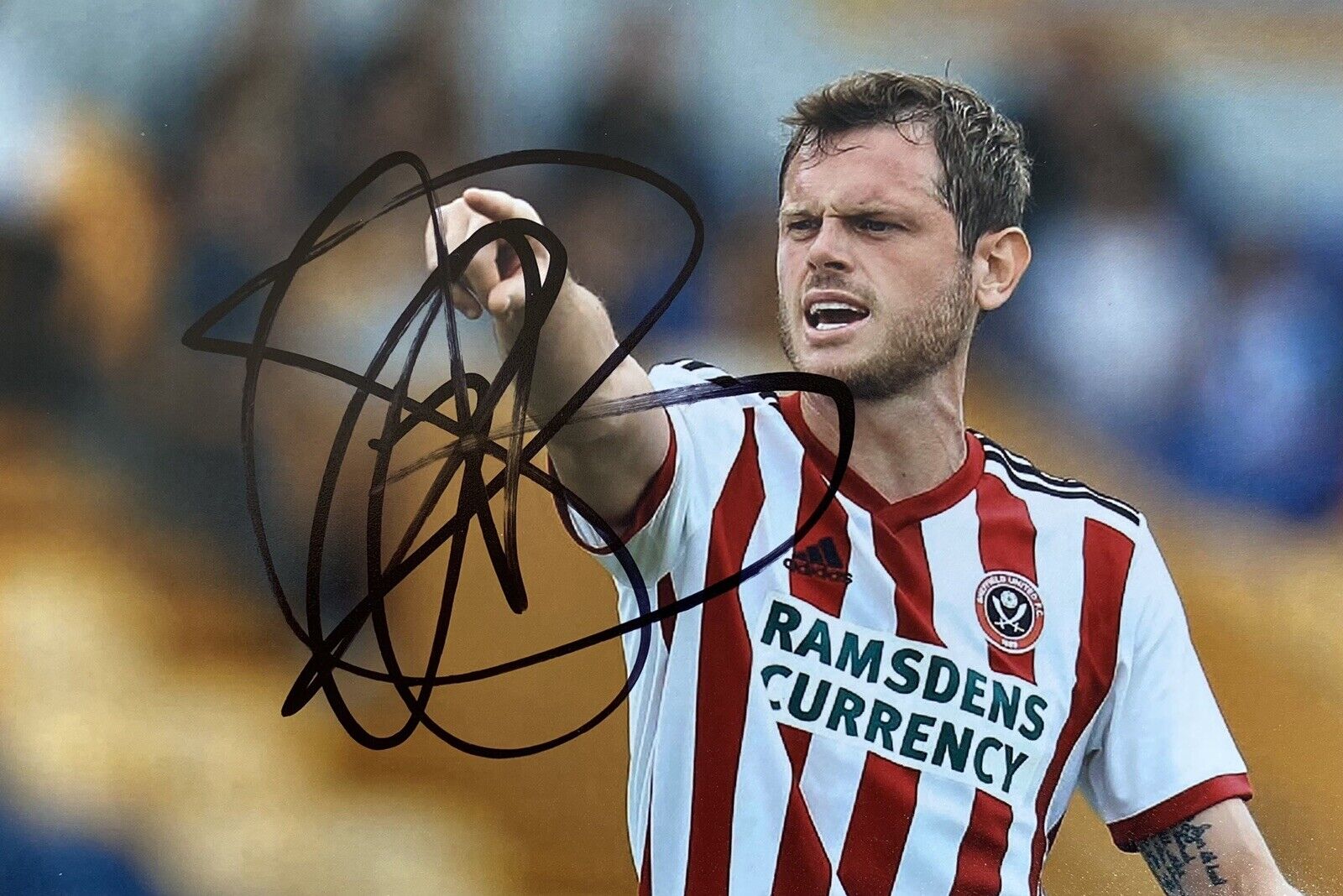 Richard Stearman Genuine Hand Signed Sheffield United 6X4 Photo Poster painting