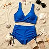 Sexy Solid-Color Swimsuit & Bikini Set by Inlyline