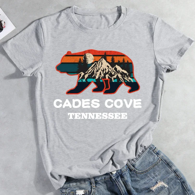 PSL-Cades cove tennessee hiking T-shirt Tee -011975