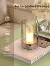 Magic Candle Table Lamp, Wireless Gesture Sensing Control Night Light, Glass Flameless Candle, LED Creative Night Light