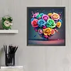 Diamond Painting-DIY Full Round Drill Colourful Love Roses