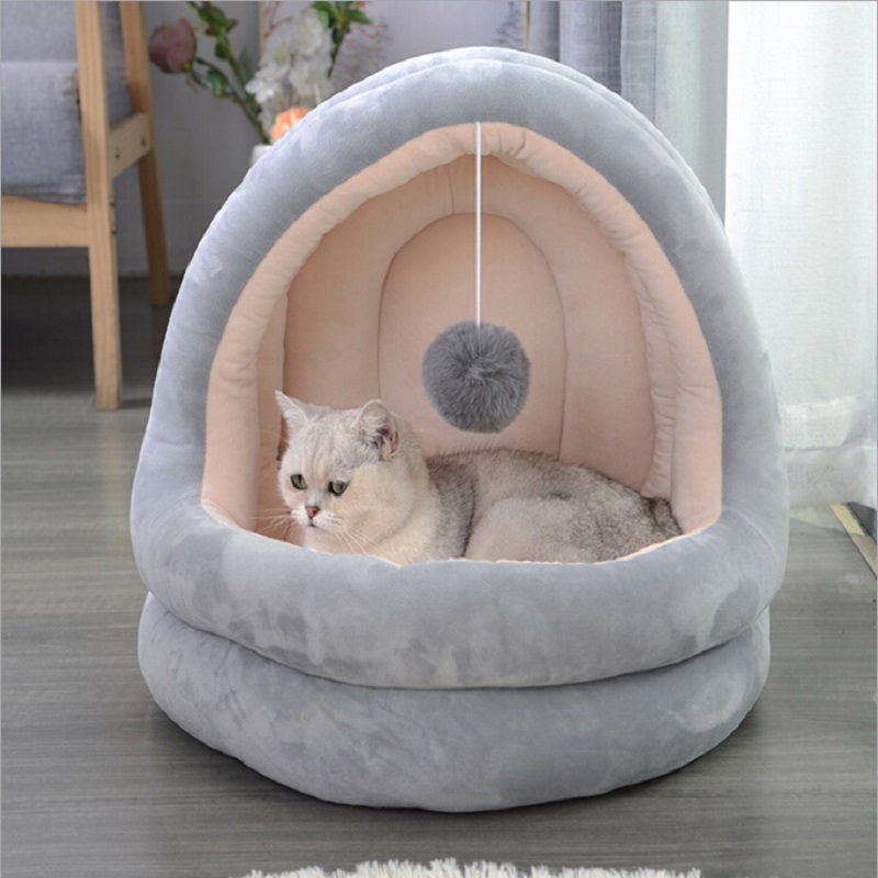 

Universal Cat Kennel Teddy Dog Cage Plush Pet Sleeping Bed, 501 Original