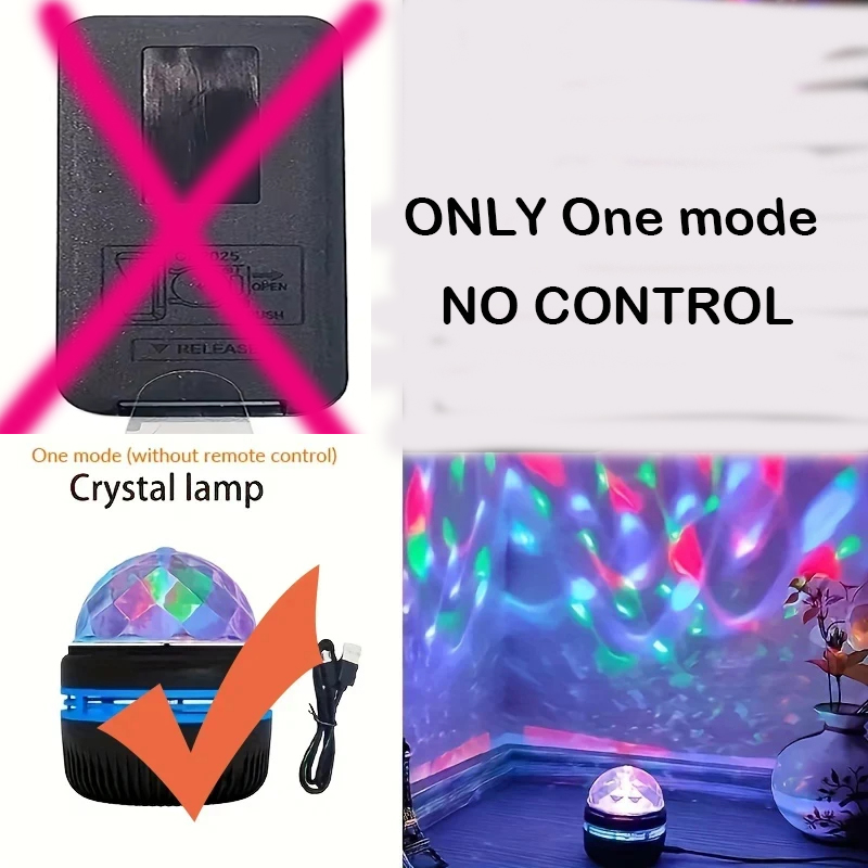 Tegooe 7-in-1 Galaxy Star Projector Night Light - Water Wave Nebula Room Decor