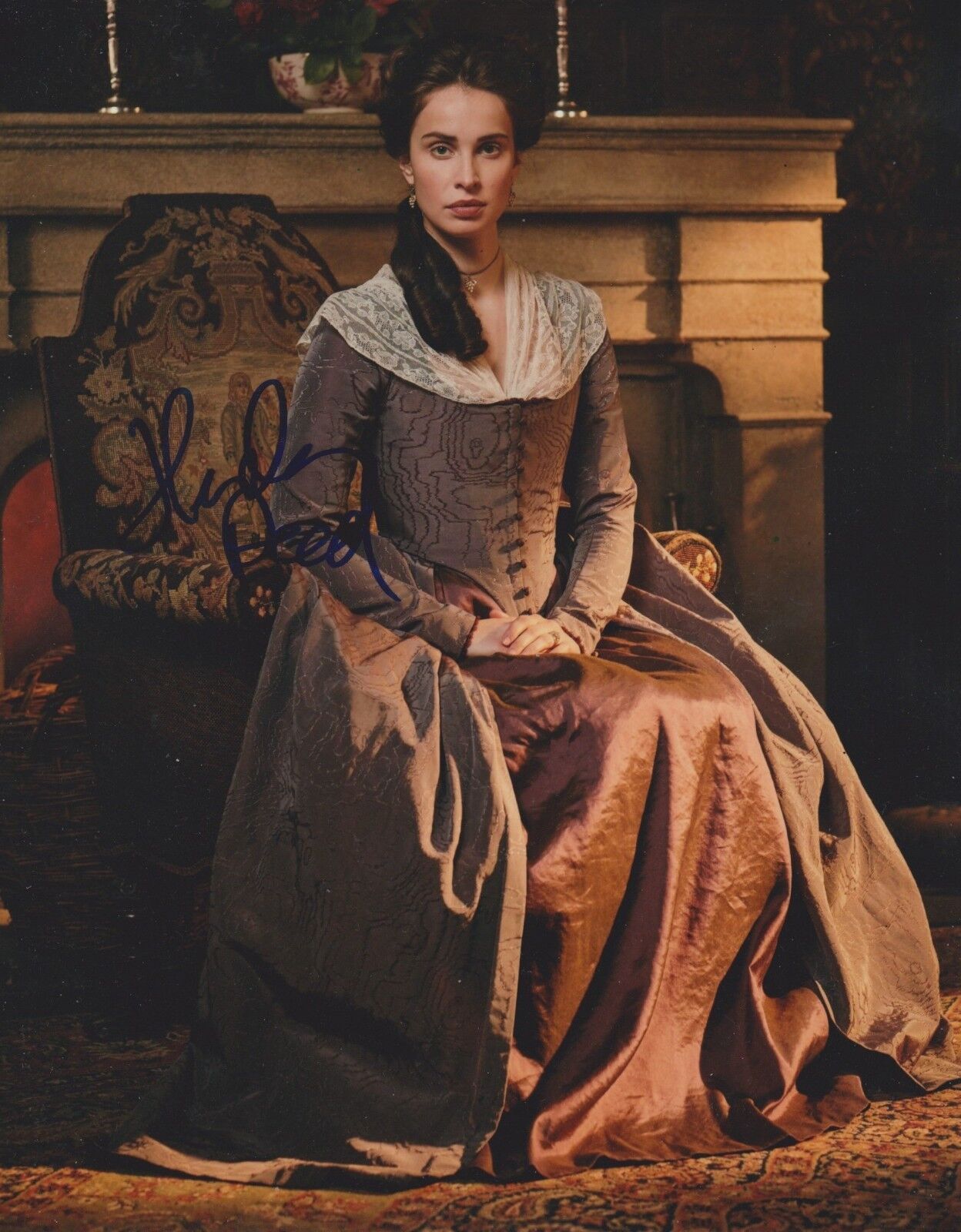 Heida Reed Signed Poldark 10x8 Photo Poster painting AFTAL