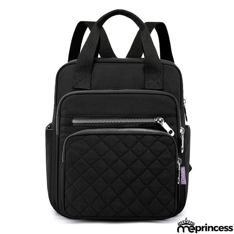 Women's Casual Zipper Travel Small Backpack