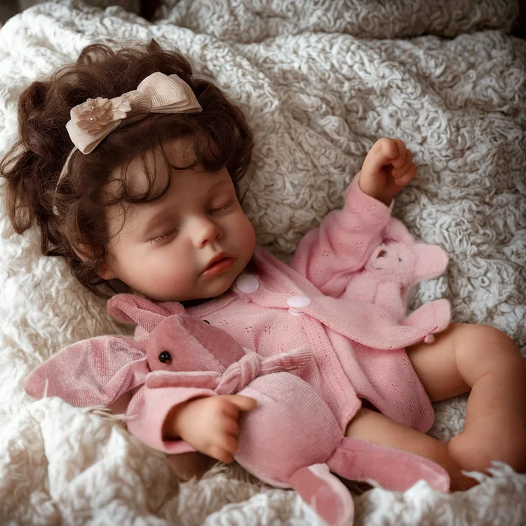 Babeside Lucy 12”/16'' Realistic Silicone Sleeping Baby Little Infant Girl Physical and Mental Accompaniment