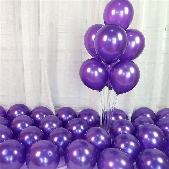 10/30/50pcs 10inch 1.5g Pearl Latex Balloons Birthday Party DIY Golobs Arch Wedding Bridal Decorations Baby Shower Air Ballon