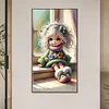 (40*70cm)Girl - Full Round Drill Diamond Painting
