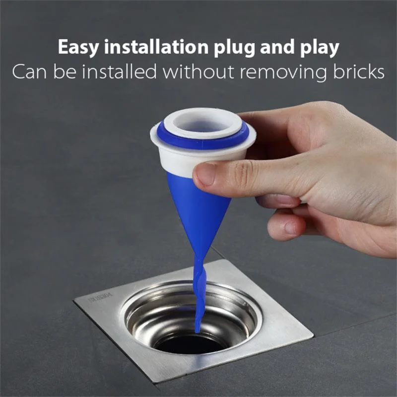 NEW Silicone Floor Drain Odor-proof Leak Core Down The Water Pipe ...