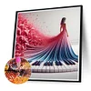 Diamond Painting -DIY Round Drill Girl(40x40cm)