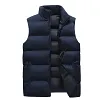 Men's Classic Stand Collar Puffer Vest - Lightweight Padded Outerwear Bodywarmer Body Warmer with Pockets by Inlyline